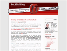 Tablet Screenshot of it-job-blog.de